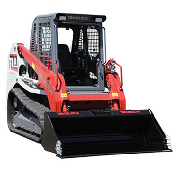 Takeuchi compact track loaders, compact excavators.